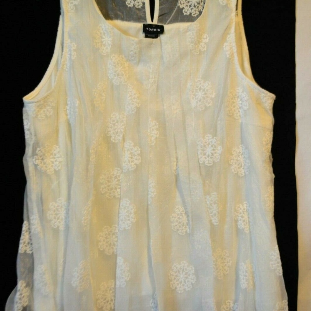✔️#19 BRAND NEW TORRID LACE TOP/TANK